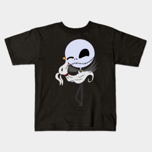 the nightmare before christmas jack and zero cuddling Kids T-Shirt